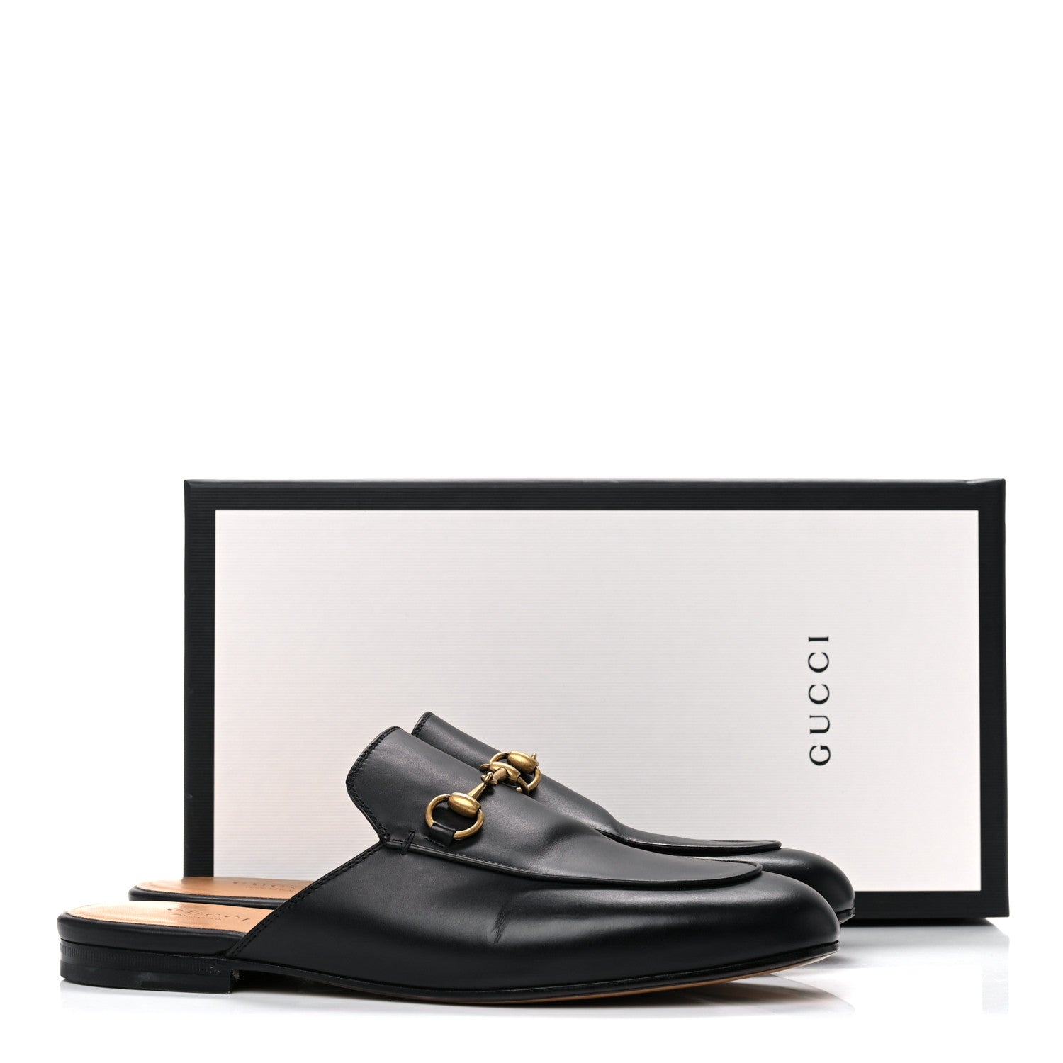 Gucci Calfskin Womens Princetown Slippers 39 Black 14 of 14