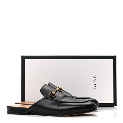 Gucci Calfskin Womens Princetown Slippers 39 Black 14 of 14