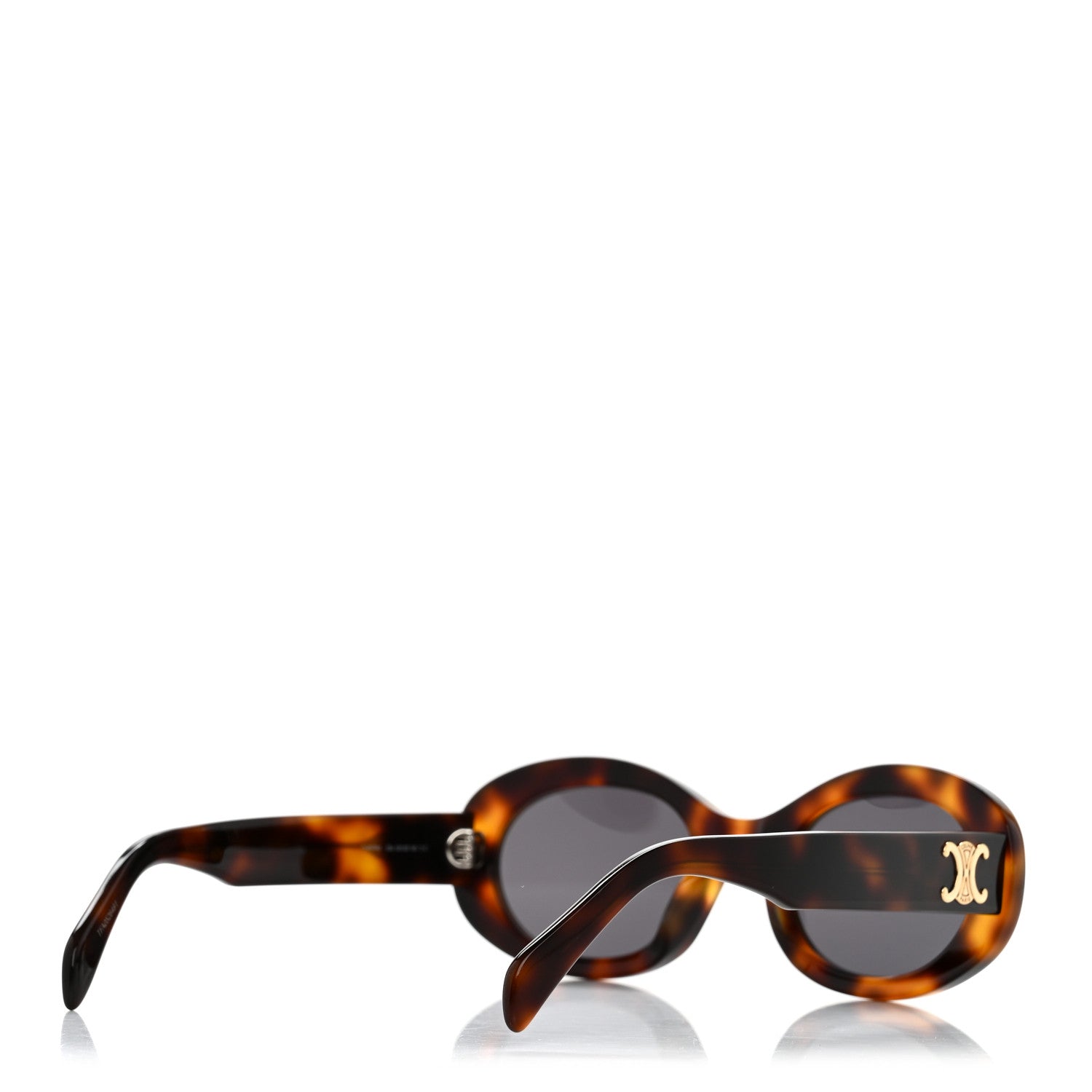Celine Acetate Triomphe 01 Sunglasses CL 40194U Blonde Havana 4 of 7