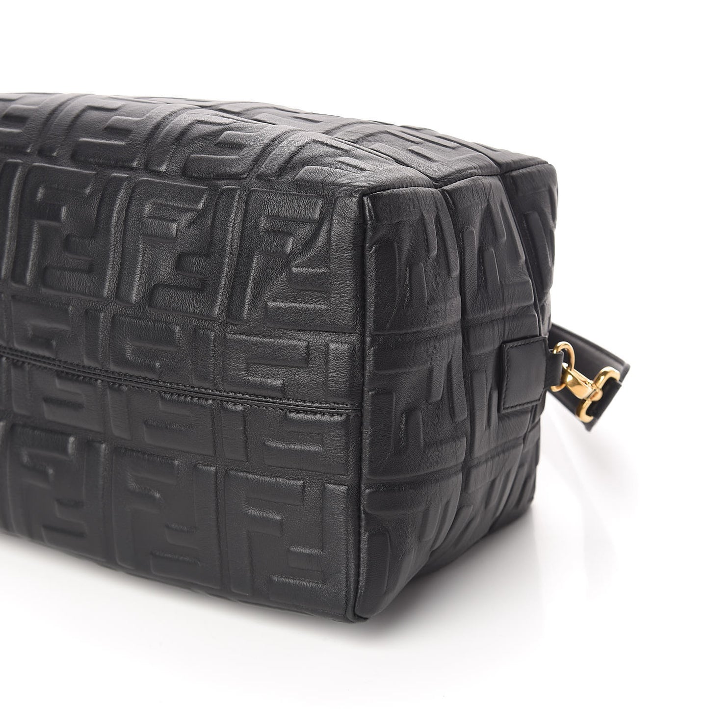 Nappa FF 1974 Embossed Small Boston Black