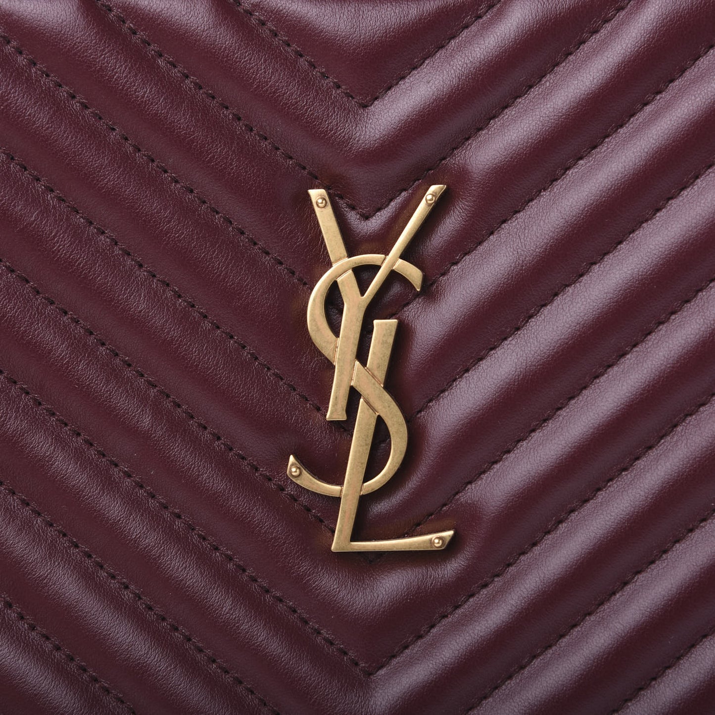 Calfskin Matelasse Monogram Lou Camera Bag Dark Legion Red