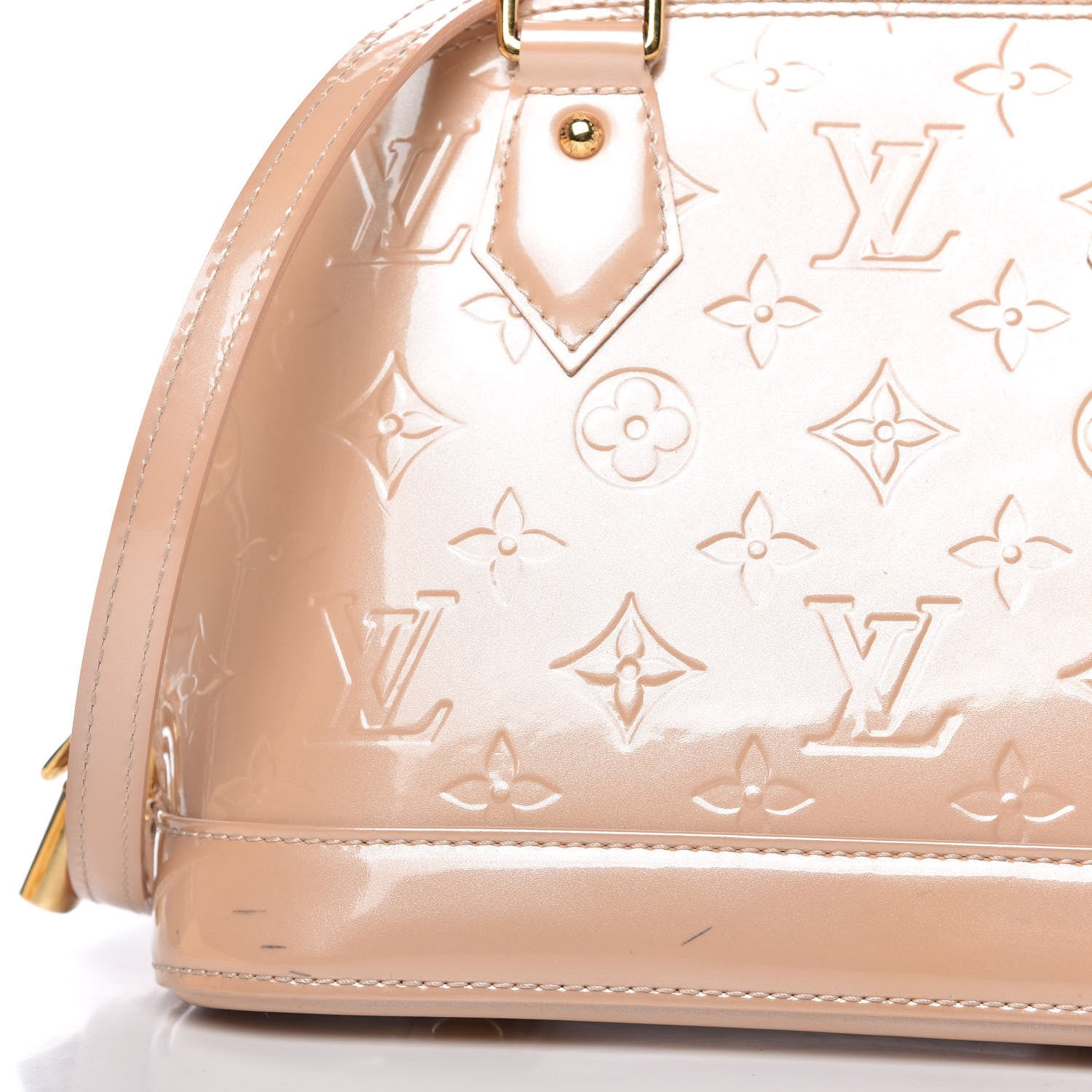 Louis Vuitton Vernis Alma BB Rose Florentin 10 of 10