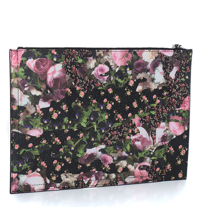 Givenchy Coated Canvas Roses Camouflage Print Medium Antigona Zip Pouch Black 3 of 9