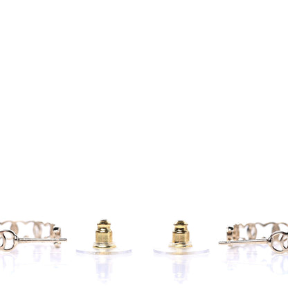 Chanel Metal CC Hoop Earrings Gold 3 of 4