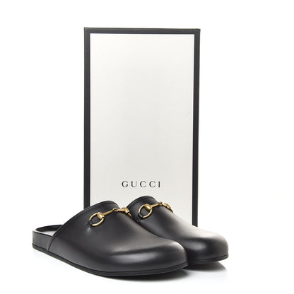 Gucci Calfskin Mens Horsebit River Slippers 11 Black 10 of 10