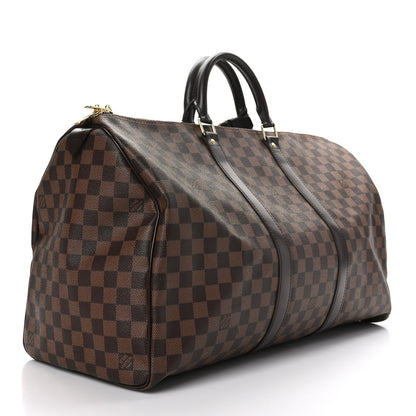 Louis Vuitton Damier Ebene Keepall 50 2 of 9