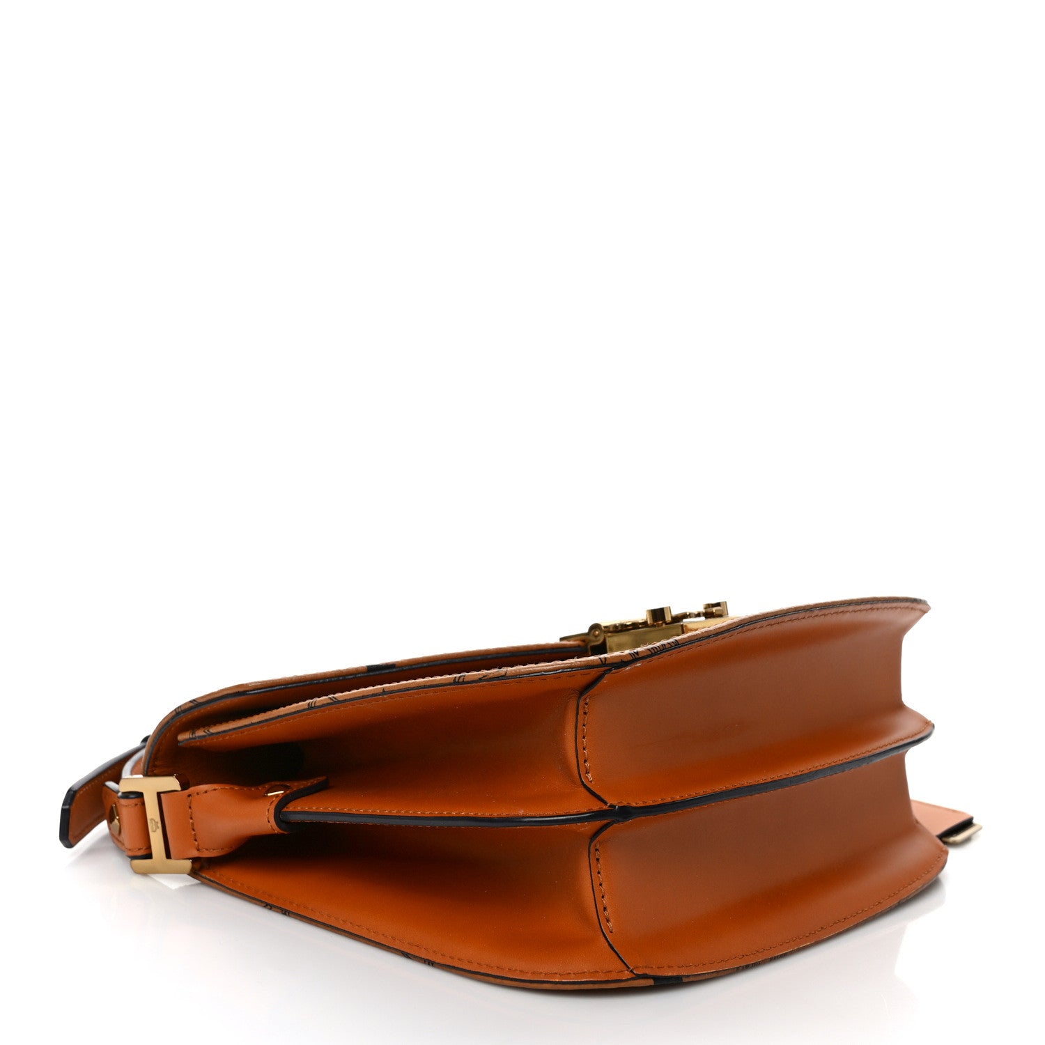 MCM Visetos Patricia Crossbody Bag Cognac 4 of 8