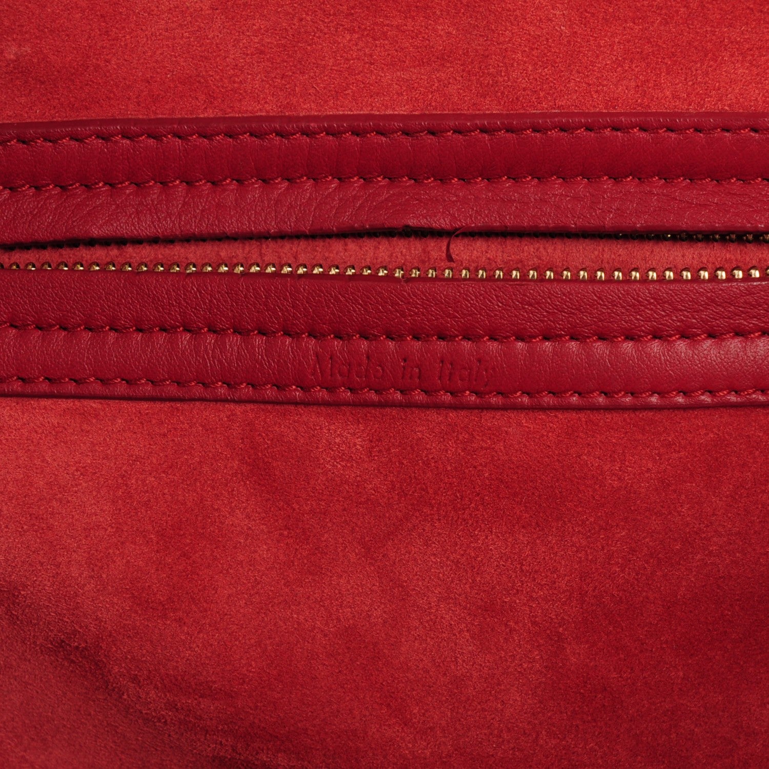 Celine Supple Calfskin Medium Phantom Luggage Red 6 of 8