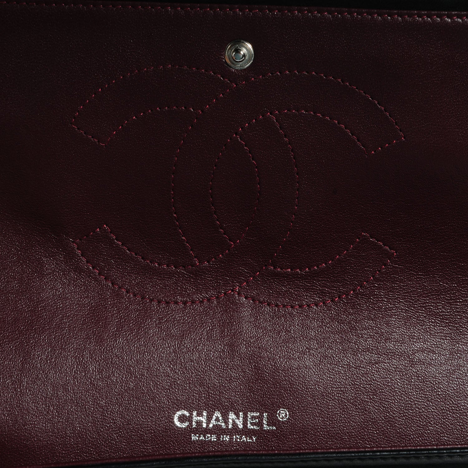 Chanel Lambskin Quilted Maxi Double Flap Black 7 of 8