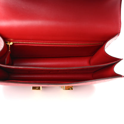 Hermes Ostrich Constance 24 Rouge Vif 5 of 9