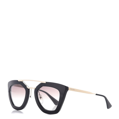 Prada Acetate Cinema Sunglasses SPR 09Q Black 1 of 8