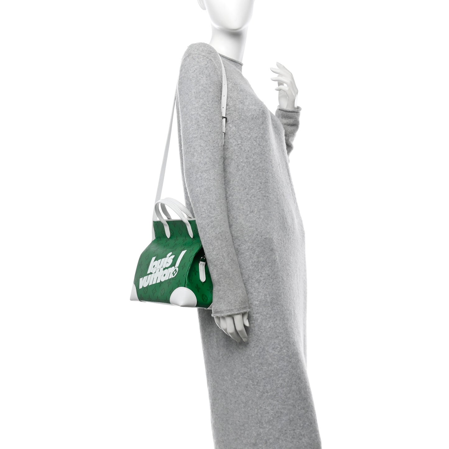 Vintage Monogram Everyday LV Litter Green