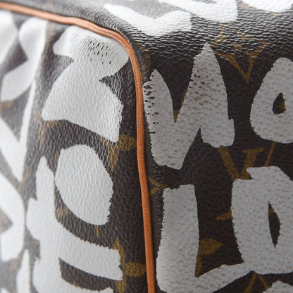 Louis Vuitton Monogram Graffiti Speedy 30 Silver 9 of 9