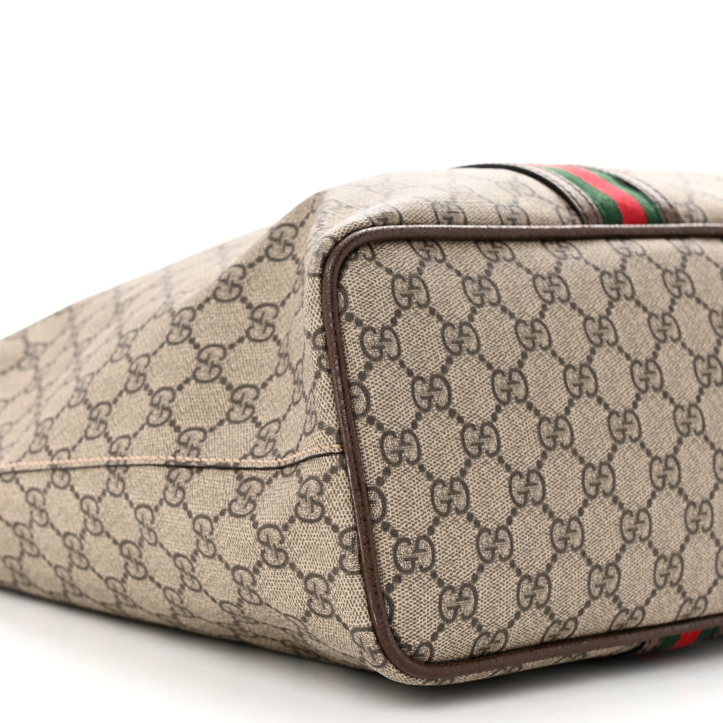 GG Supreme Monogram Web Neo Vintage Tote Beige New Acero Crop