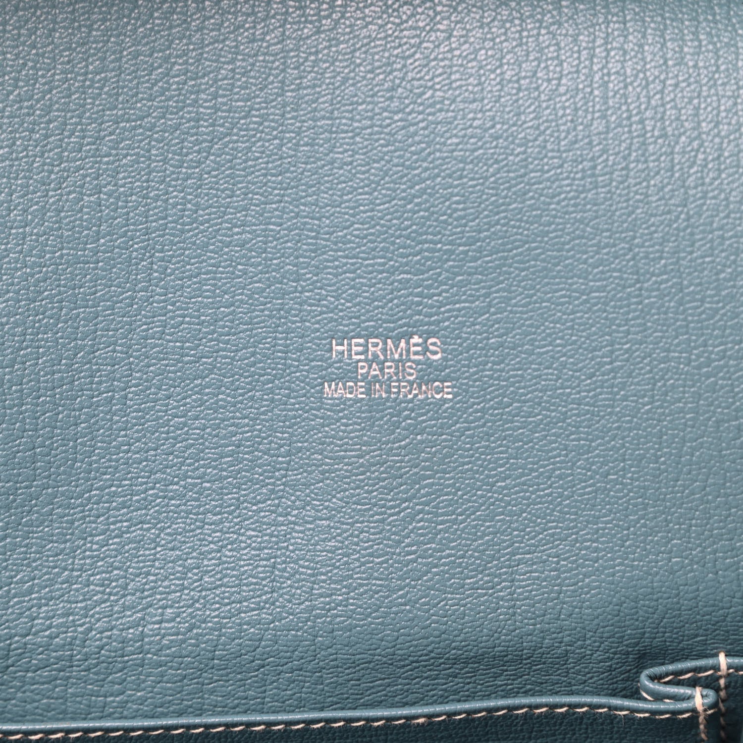 Hermes Taurillon Clemence Jypsiere 37 Blue Jean 6 of 15
