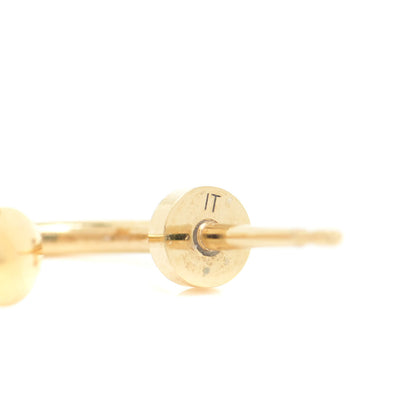 Louis Vuitton Brass Blooming Earrings Gold 5 of 6