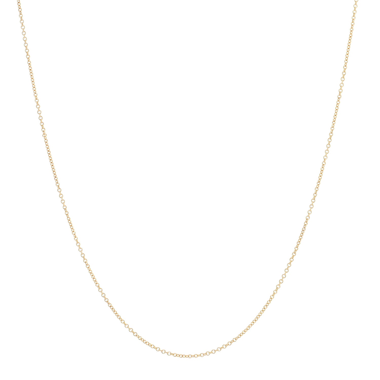 Tiffany 18K Yellow Gold Chain Necklace 16" 1 of 5