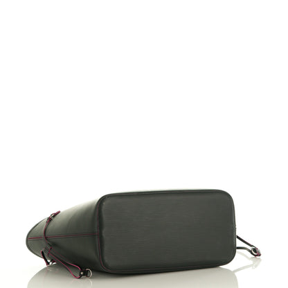 Louis Vuitton Epi Neverfull MM Black Hot Pink 4 of 9