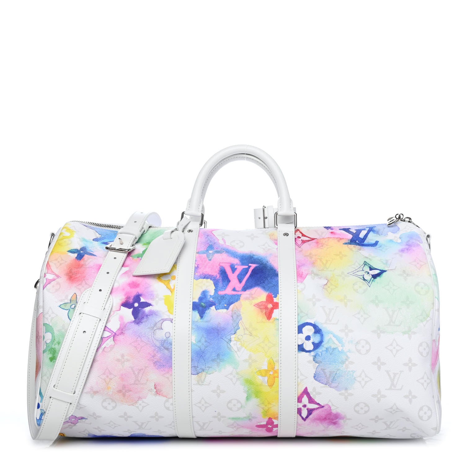 Louis Vuitton Monogram Watercolor Keepall Bandouliere 50 Multicolor 1 of 4