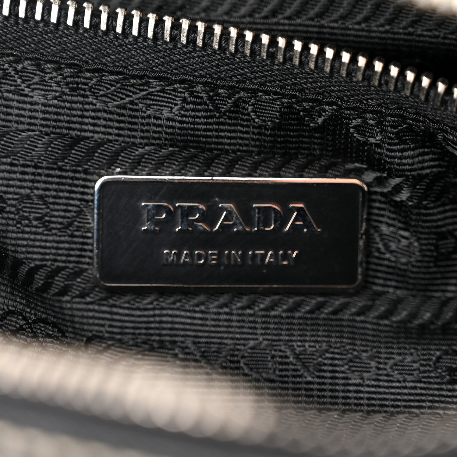 Prada Goatskin Bowling Bag Black 6 of 14