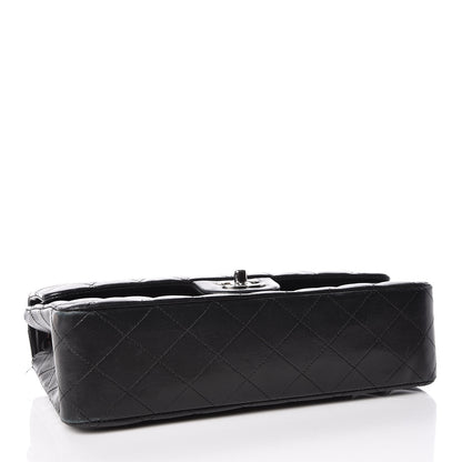 Chanel Lambskin Quilted Medium Double Flap Bag Black 5 of 27