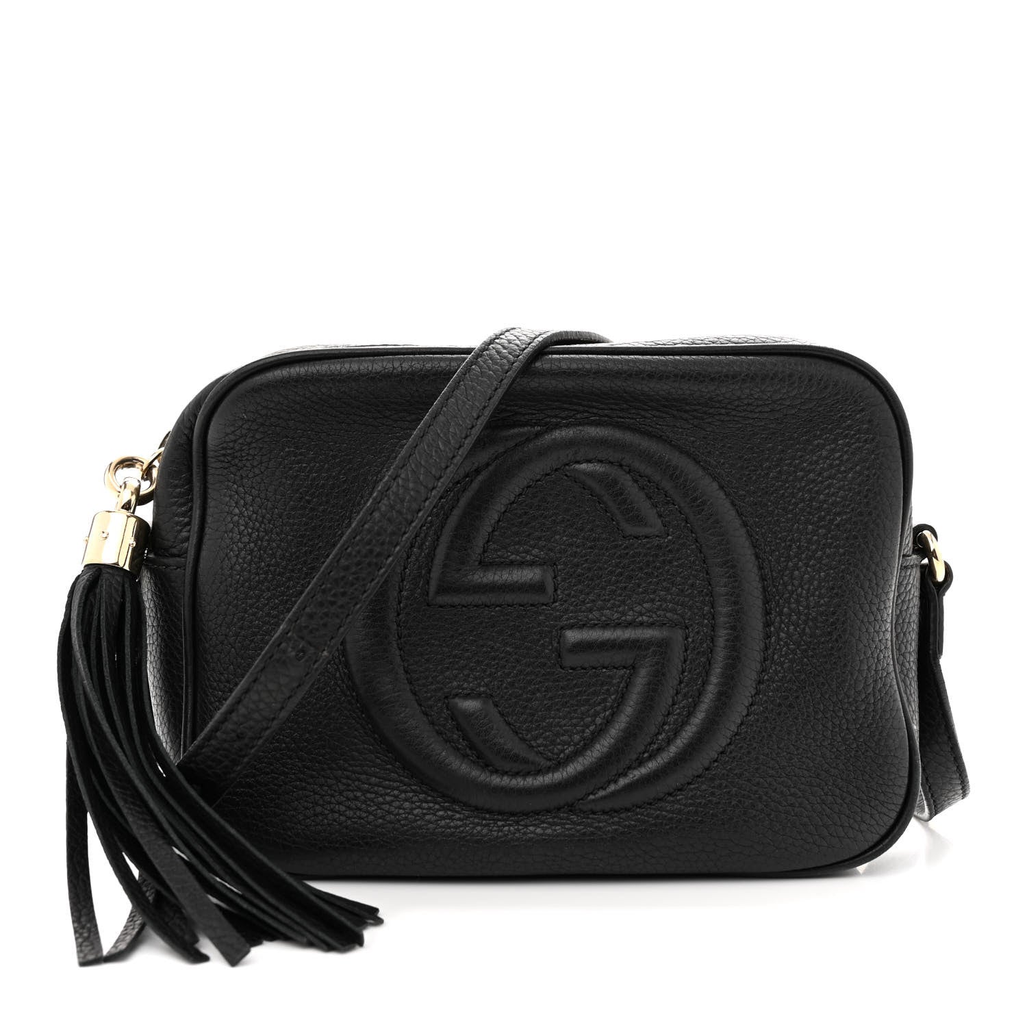 Gucci Pebbled Calfskin Small Soho Disco Bag Black 1 of 16