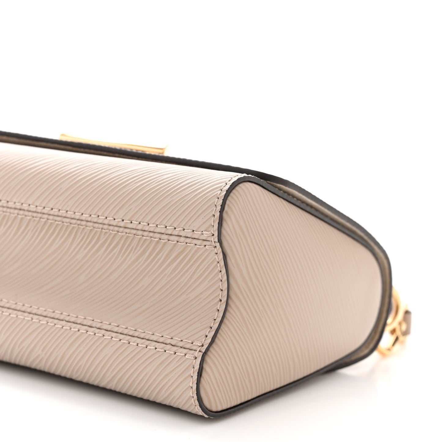 Epi Twist Top Handle Shoulder Bag PM Griege