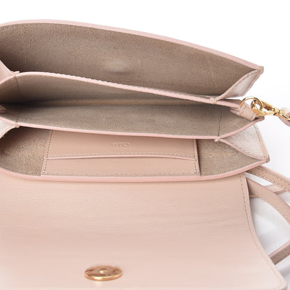 Chloe Smooth Calfskin Drew Bijou Clutch Cement Pink 5 of 13