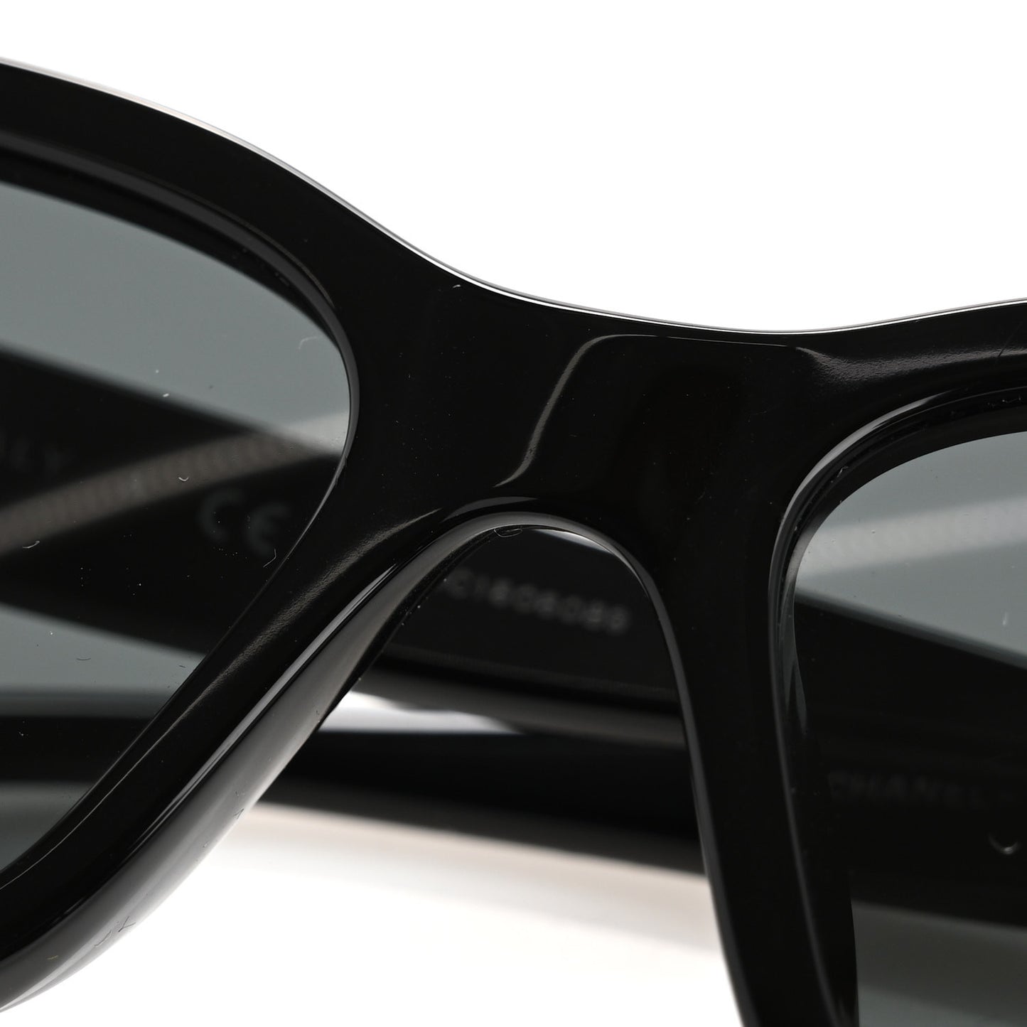 Acetate Square Sunglasses 5417-A Black