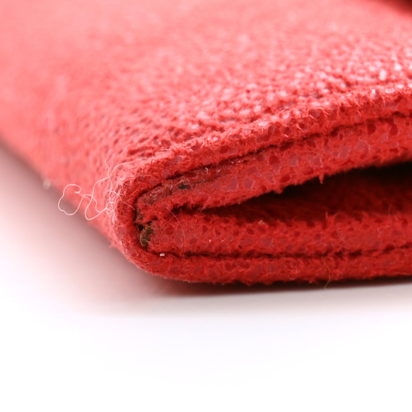 Shaggy Deer Falabella Flap Wallet Red