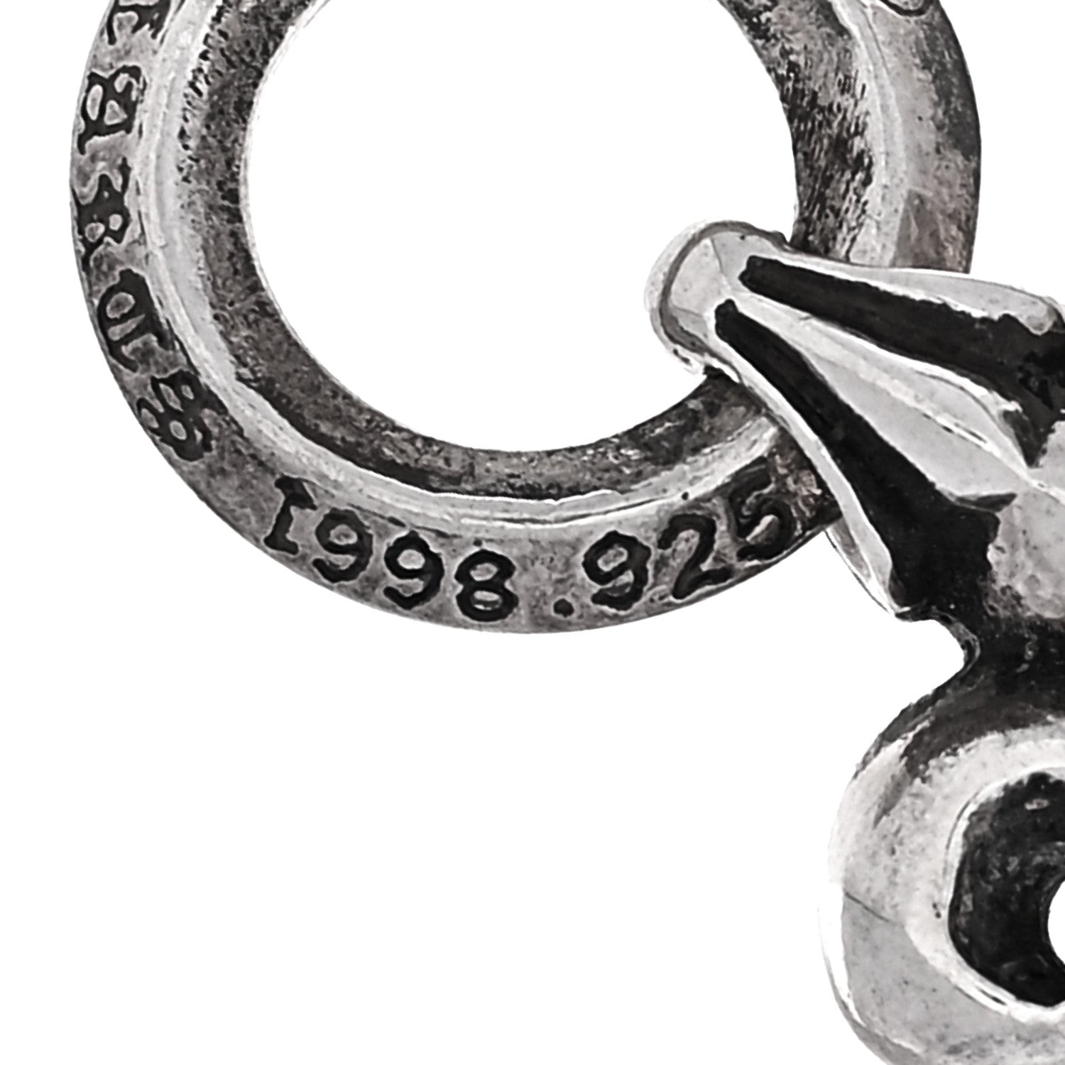 Chrome Hearts Sterling Silver Fleur de Lis Pendant 1802717