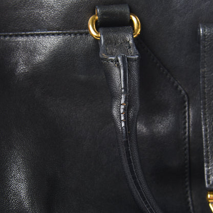 Saint Laurent Sheepskin Large Cabas ChYc Black 11 of 20