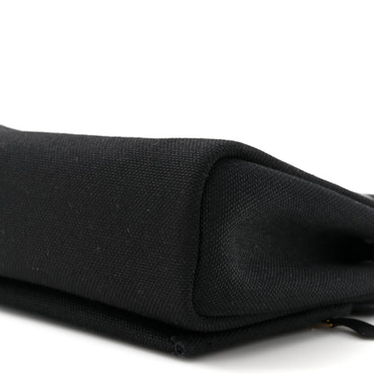Hermes Military Toile Vache Hunter Herbag Zip Retourne 20 Black 9 of 11