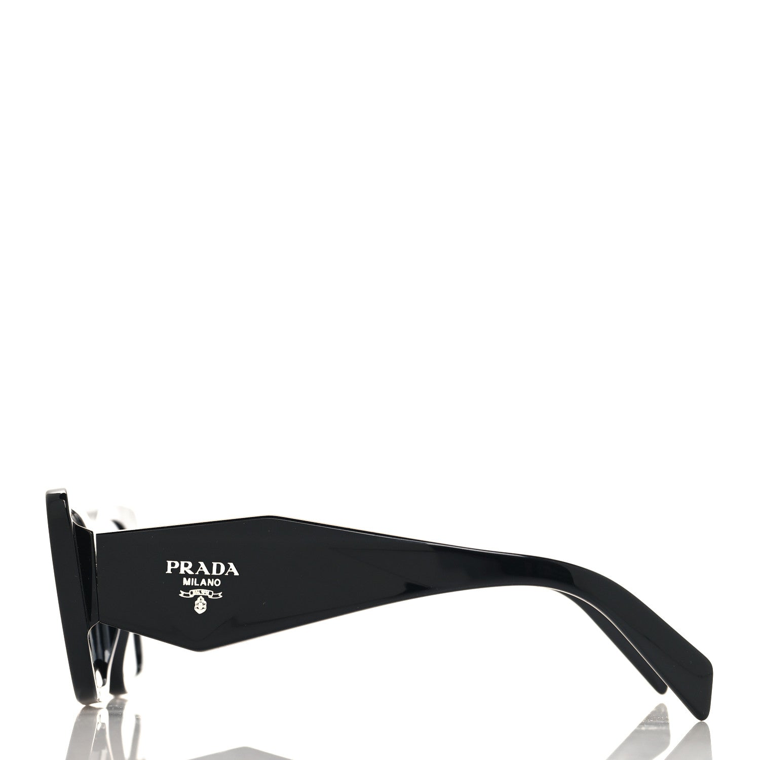 Prada Acetate Symbole Sunglasses SPR 08Y Black 3 of 7