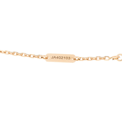 Van Cleef & Arpels 18K Yellow Gold Diamond Large Frivole Pendant Pave Necklace 5 of 6