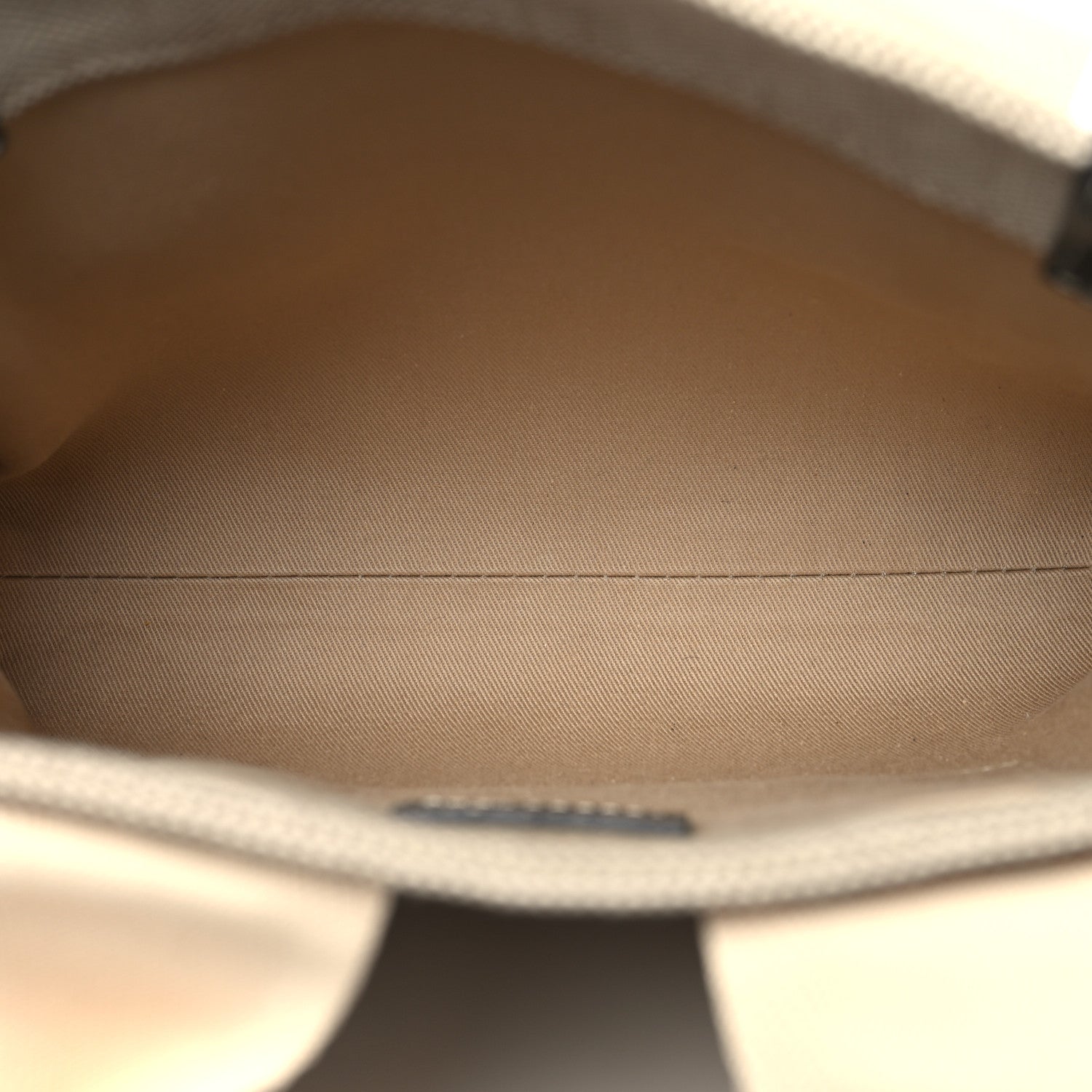Chloe Cotton Calfskin Small Woody Ribbon Tote With Strap White Navy 5 of 10