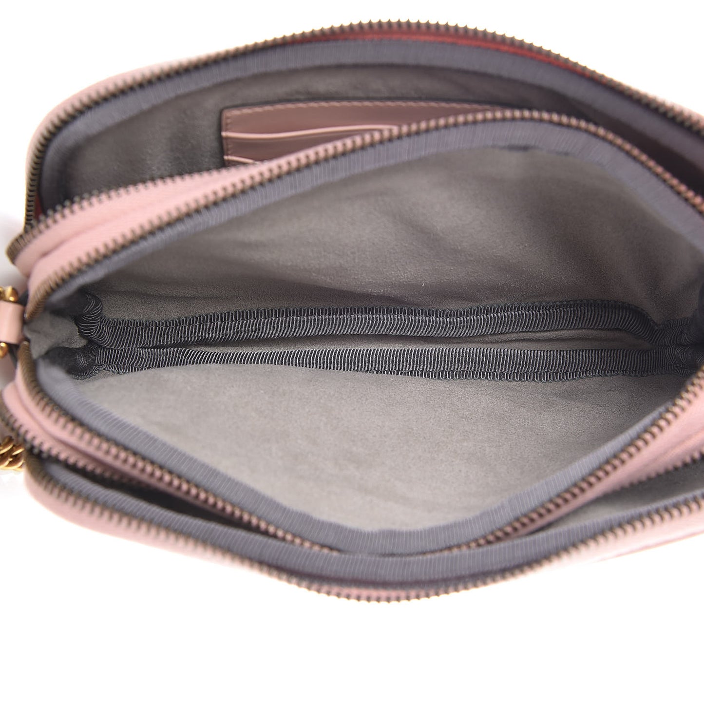 Calfskin Matelasse Mini GG Marmont Chain Crossbody Bag Perfect Pink
