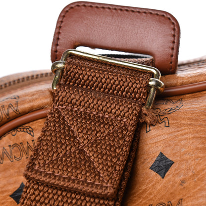 MCM Visetos Traveler Bag Cognac 12 of 17
