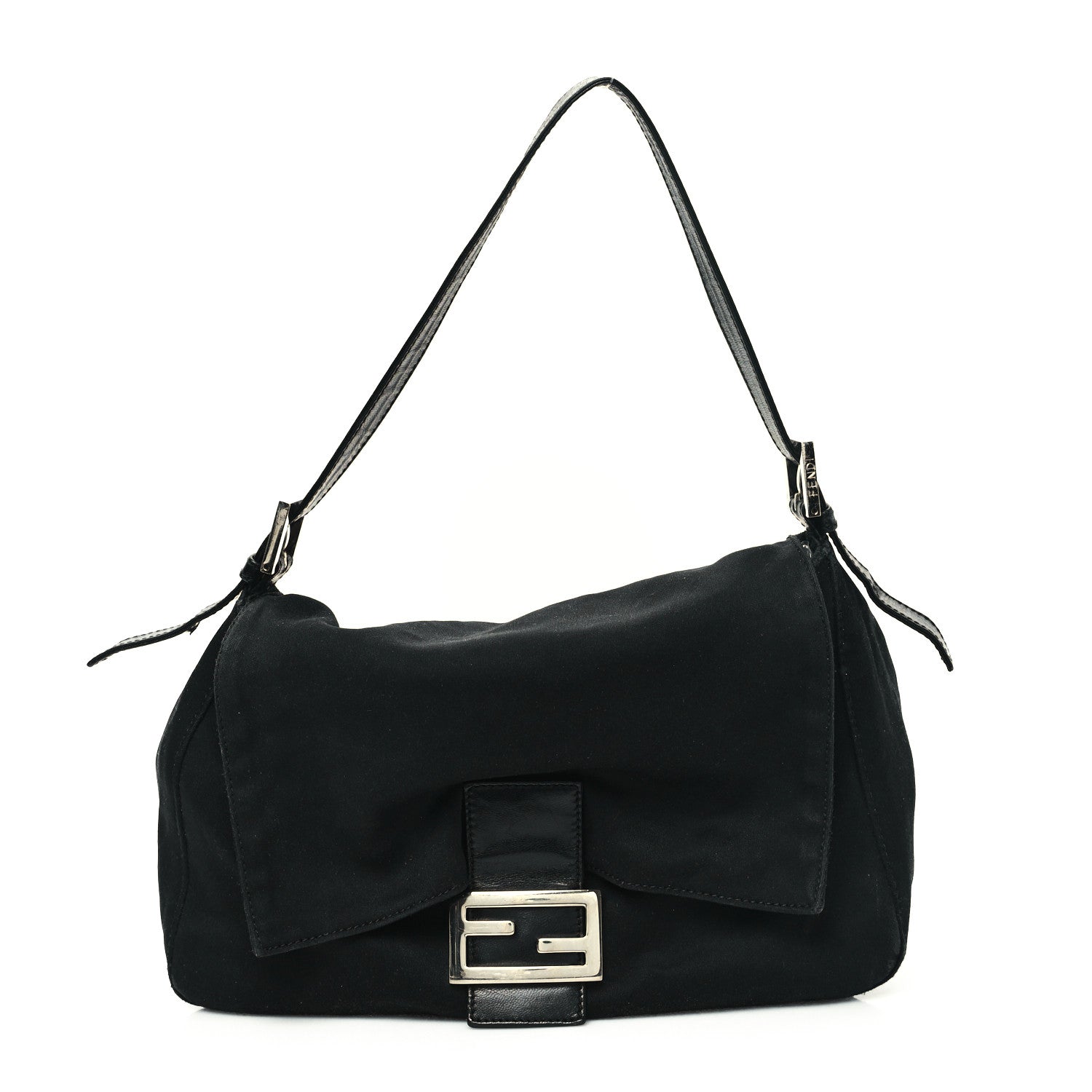Fendi Neoprene Mama Baguette Black 1 of 12