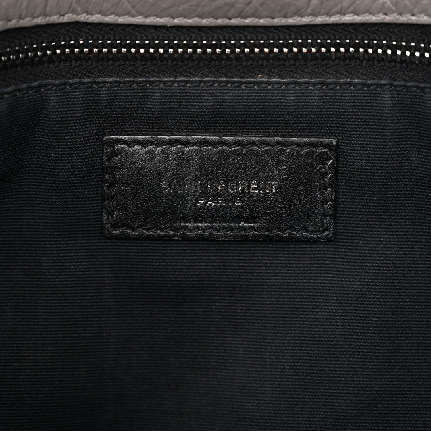Saint Laurent Crinkled Calfskin Matelasse Monogram Medium Niki Chain Satchel Fog 7 of 13