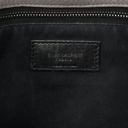 Saint Laurent Crinkled Calfskin Matelasse Monogram Medium Niki Chain Satchel Fog 7 of 13
