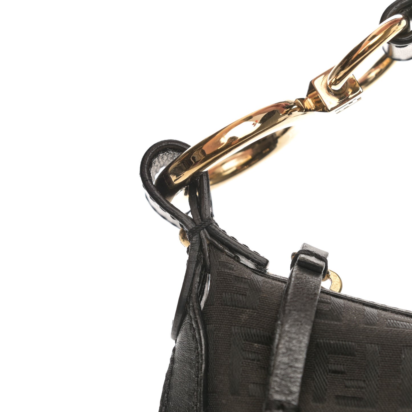 Zucchino Cuoio Chef Pocket Shoulder Bag Black