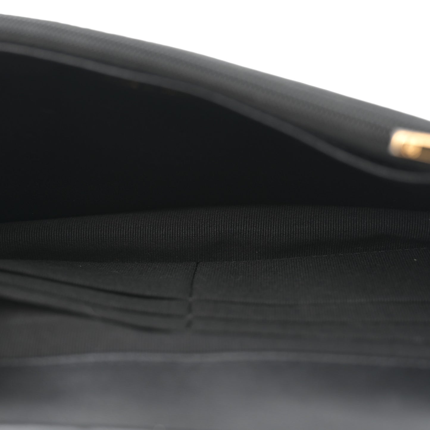 Lambskin Quilted Enamel Coco Casino Wallet On Chain WOC Black