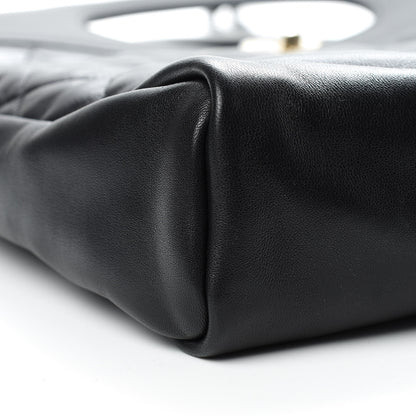 Chanel Lambskin Quilted Large 31 Shopping Bag Black 9 of 11