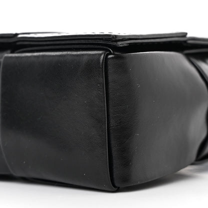 Bottega Veneta Lambskin Maxi Intreccio Candy Cassette Crossbody Bag Black 10 of 10