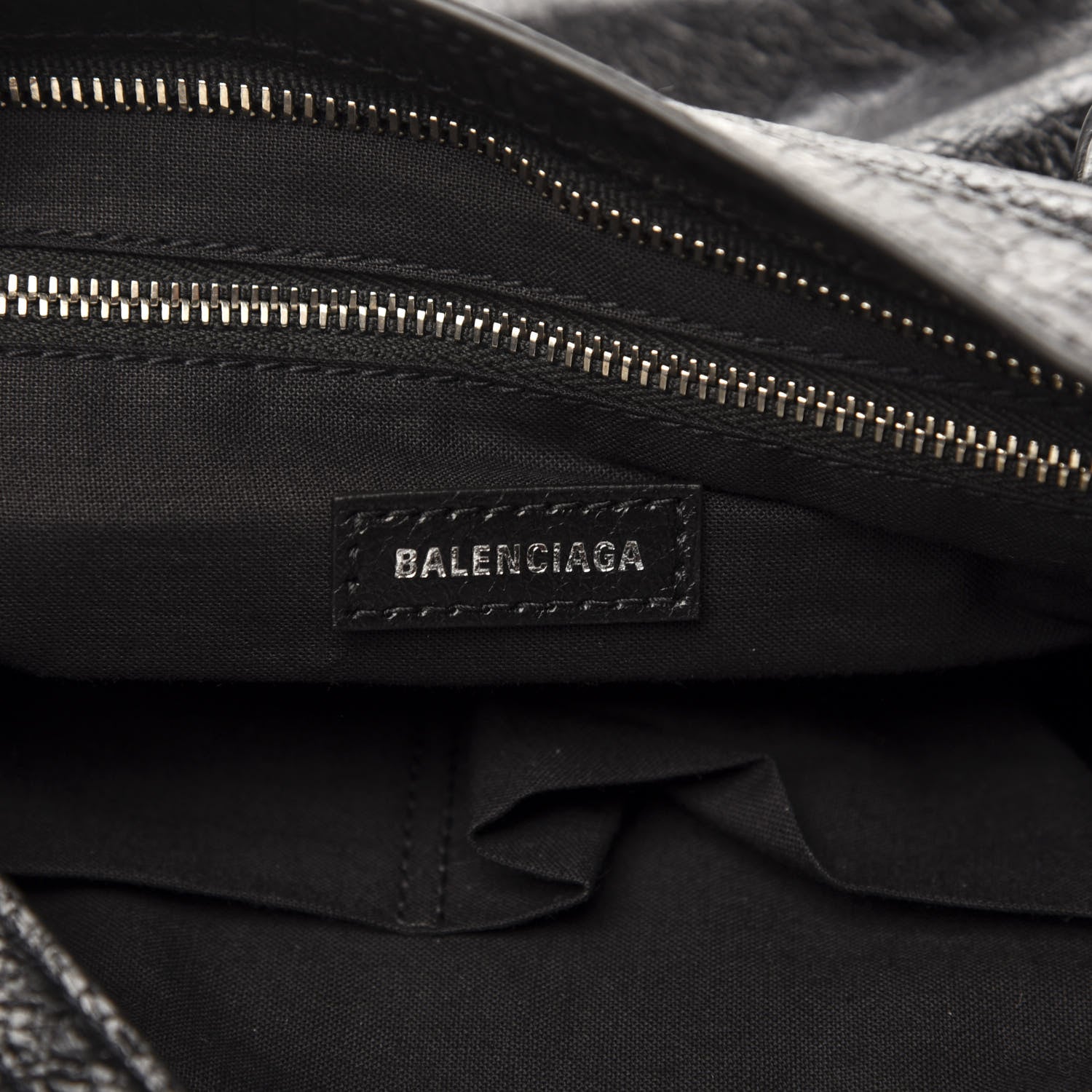 Balenciaga Agneau Classic Silver Hardware S City Black 6 of 9