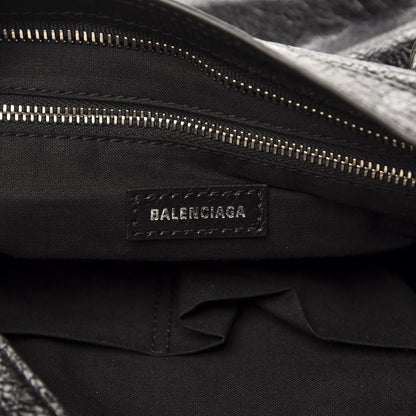 Balenciaga Agneau Classic Silver Hardware S City Black 6 of 9
