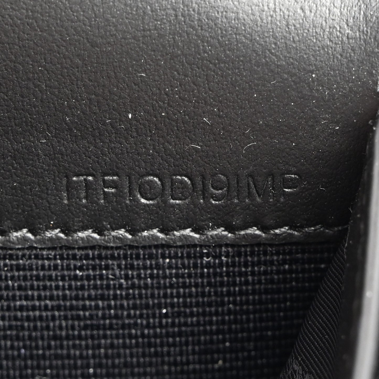 Lambskin Quilted Lola Chain Wallet Black