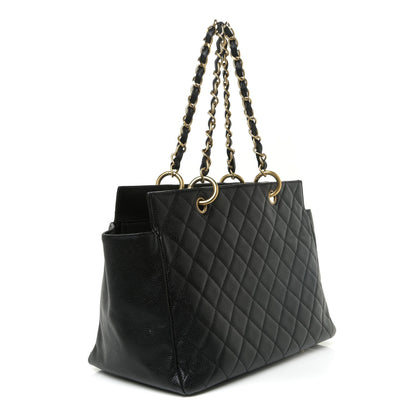 Chanel Caviar Quilted Grand Timeless Tote GTT Black 3 of 17