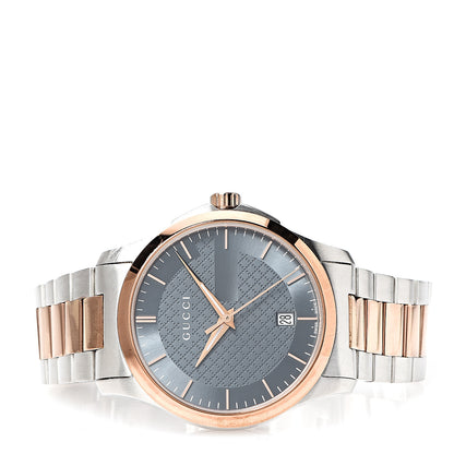 Gucci Stainless Steel 38mm G-Timeless Quartz Watch Grey 2 of 5